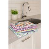 Çerçici 3 Adet Mikrofiber Kurutma Bulaşık Altlığı
