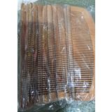 ÇERÇİCİ Ahşap Tarak 12'li Paket Dar Dişli Oval