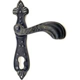 Çerçici Antika Tarz Dekoratif Pirinç Mevlana Banyo Kapı Kolu - 228X48 Mm, Oksit - Renkli