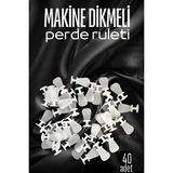 Çerçici Makine Dikmeli Perde Düğmesi Perde Ruleti Perde Düğmesi 40 Adet