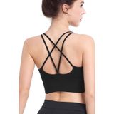 Çerçici Siyah Çarpraz İpli Spor Büstiyer