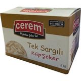 Cerem Tek'li Sargılı Küp Şeker 5 kg Sargılı Şeker