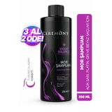 Ceremony Turunculaşma Karşıtı Mor Şampuan 250 ml | Açık Sarı, Platin, Gri ve Beyaz Saçlar İçin
