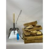 Ceren Mangal Soba, Şömine 20 kg Kesilmiş Kuru Odun . Kürek, Soba Açacağı, Tutuşturma Jeli