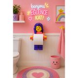 CEREN YÜCEL Tuvalet Kağıdı Tutucu Lego Kız Çocuğu Modeli - Büyük Boy -Lego Tuvalet Kağıdı Tutucu - Plastik 3d baskı