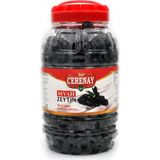 Cerenay Zeytincilik Gemlik Tipi Yağlı Sele Sofralık Siyah Zeytin261-290 Kalibre 2 kg
