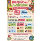 Ceres Studio Okul Etiketi Kalem Defter Isimli Etiket Isim Yazılabilen Hayvan Temalı - 258 Adet Özel Yeni Tasarım - 1 - Çok Renkli