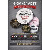 Ceres Studio Size Özel Logo Baskılı Etiket | Marka / Paket Sticker - 1 - Çok Renkli