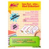 Ceres Studio Winx Okul Etiketi Defter Etiketi Kalem Etiketi Kişiye Özel Suya Dayanıklı İsim Yazılabilien