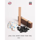 Cereus Ahşap Mum Fitili 12mm x 100mmx 1.2mm - 100 Adet | Yüksek Koku Performansı, Şömine Etkisi, Kişiye Özel Markalama