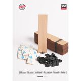 Cereus Ahşap Mum Fitili 22mm x 100mm x 1.2mm - 100 Adet | Yüksek Koku Performansı, Şömine Etkisi, Kişiye Özel Markalama