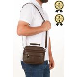 CERFF LEATHER CLUP Erkek Deri Kasalı El Çanta( 21,5 *17,5 Cm)