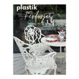 Ceritti Isparta Model Ferforje Görünümlü 60 Cm Çap Plastik Masa Ve Sandalye Balkon Takım 2 Sandalye 1 Masa
