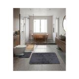 ÇERKEZ HALI Bohem 2'li Kaymaz Taban Peluş Banyo Paspası 40x50 50x100 bhm1
