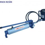 Cermax Hidrolik Tek Tesirli Deliksiz Silindir + Pompa 10 Ton 150 Mm