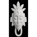 cermeuh Bohem Duvar Dekoru 4 - Toprak Ana (25cm) – bohem duvar dekoru, dekoratif maske, etnik duvar dekoru, 3d baskı dekor, salon dekorasyonu, dekoratif obje, afrika stil dekor, siyah duvar dekoru