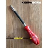 Cerpa Bükülebilir Mıknatıslı Tornavida Bits Uç Takılır 260 MM
