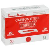 Cerrahi Bıçak Karbon Steril 1 Kutu 100 Adet - NO:20