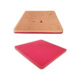 Cerrahi Yara Silikon Sütür Pedi Yara Dikiş 19x18 Cm Eğitim Matı Travmatik Dikiş Pedi