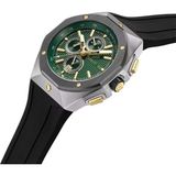 Cerruti 1881 CIWGO0073203 Quartz Silikon Siyah Yeşil Kadran 43X48 mm Erkek Kol Saati - tek ebat