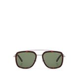 Cerruti 1881 CR 80027 C2 Kahverengi Geometrik Havana Metal Erkek Güneş Gözlüğü