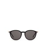 Cerruti 1881 CR 80048 C1 Oval Siyah Altın Rengi Asetat Erkek Güneş Gözlüğü