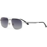 Cerruti 1881 Cr 80101 C1 Silver Geometrik Erkek Güneş Gözlüğü - Gümüş
