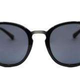 Cerruti 8516 01 48 Siyah Gümüş Oval Çerçeve Unisex Güneş Gözlüğü