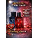 CERSEA Deluxe Afrodizyak Kadın & Erkek Parfüm Seti 2×50 ml – Kalıcı, Çekici, Günlük Kullanım - 100 ml