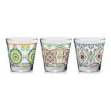 Cerve Valencia 3 Parça Set Desenli Nadia Water 250 cc Su Bardağı - 250 ml
