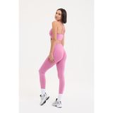 Cervus Sally Yüksek Bel, Toparlayıcı Seamless Tayt - Pembe
