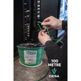 cesaa elektirik 100 Metre Rg6-U6 Tv Kablosu – Yüksek Kaliteli Anten & yeşil Uydu Kablosu