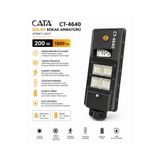 cesaa elektirik Ct-4640 200 Watt KUMANDALI Fotoselli Solar Sokak Lambası SOKAK Armatürü BAHÇE AYDINLATMASI