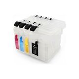Cescesor Brother LC535 / LC539 Muadil Kolay Dolan Kartuş - 4 Renk - Renkli
