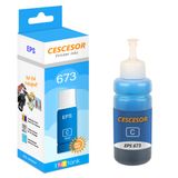 Cescesor Epson 673 70 ml Mavi Mürekkep
