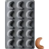 Cesil Silikon Pasta ve Kek Kalıbı - 15 Gözlü Mini Kaju Fıstığı 3D