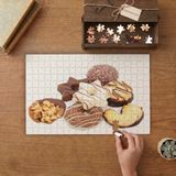 Çeşit Çeşit Kurabiyeler Tasarımı 240 Parça Ahşap Puzzle Ahşap Kutuda MP01682