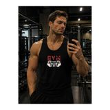 cesita Gym Dambıl Baskılı Erkek Gym Fitness Sporcu Atlet