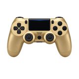 Çeşithane Doubleshock 4 Kablosuz Oyun Kolu – PS4 / PC/Android Uyumlu, Bluetooth Gamepad, Titreşimli, Touchpad & Gyro Sensörlü Kontrolcü (Altın)
