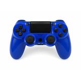 Çeşithane Doubleshock 4 Kablosuz Oyun Kolu – PS4 / PC/Android Uyumlu, Bluetooth Gamepad, Titreşimli, Touchpad & Gyro Sensörlü Kontrolcü (Mavi)