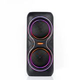 Çeşithane Dual 8 İnç Kablosuz Karaoke Hoparlörü - 18W Güçlü Bass Subwoofer, Rgb Led Aydınlatmalı Ve Dahili Bataryalı Ev Tipi Parti Ses Sistemi