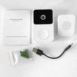 Çeşithane Kablosuz Görüntülü Kapı Zili WiFi Akıllı Doorbell HD Gece Görüşlü Uzaktan Kontrollü Mobil Bildirimli İnterkom Kapı Kamerası