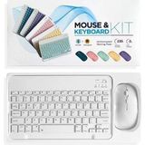 Çeşithane Kablosuz Klavye Mouse Set Rgb Işıklı 2.4g Bluetooth Oyuncu Seti - Beyaz
