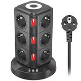 Çeşithane Kablosuz Şarjlı Power Tower Çoklu Priz 12 Girişli Usb-c Usb-a Şarj İstasyonu