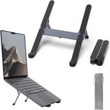 Çeşithane Katlanabilir Laptop Standı Alüminyum, 6 Seviyeli Ergonomik Dizüstü Bilgisayar ve Tablet Tutucu,