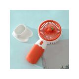 Çeşithane Meyve Figürlü Şarjlı El & Masaüstü Vantilatör – USB Mini Fan, 3 Kademeli Hız, Taşınabilir Sevimli Soğutucu, Telefon Standlı Kompakt Fan (Ev, Ofis, Seyahat) (Turuncu)