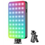 Çeşithane Mini LED Selfie Işığı Şarjlı, Telefon Klipsli Ayarlanabilir Renk Sıcaklıklı Video ve Canlı Yayın Dolgu Lambası