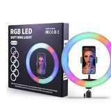 Çeşithane MJ36 14 İnç RGB Ring Light – Tripodlu LED Çekim Işığı, TikTok YouTube Yayın Lambası, Makyaj & Selfie Işığı, USB Kontrollü Halka Işık