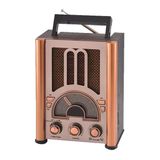 Çeşithane Mlk-7627 Retro Tasarım Taşınabilir Radyo - Stereo Ses Kaliteli, Şarj Edilebilir Am/Fm/Sw 3 Bantlı Vintage Nostalji Kutusu