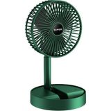 Çeşithane Şarjlı Masaüstü Vantilatör – 3 Kademeli USB Fan, 180° Ayarlanabilir Başlık, Se - Çok Renkli